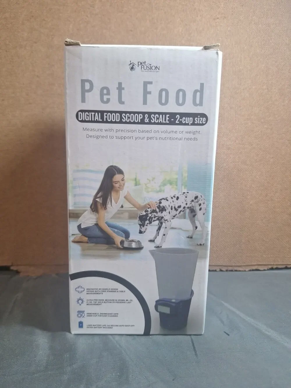 Pet Fusion Pet Food Digital Food Scoop & Scale 2 Cup Size